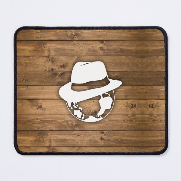 Item preview, The Hat Club | white logo + woody background designed and sold by LuluMeki.