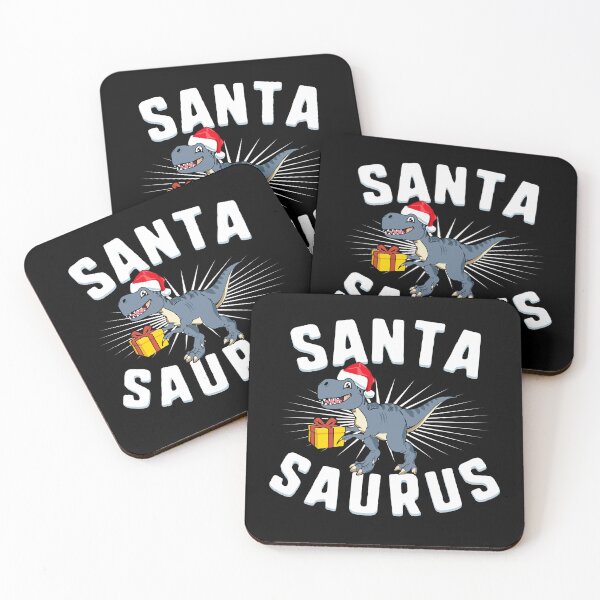 Item preview, Santasaurus Christmas T-Rex Dinosaur Santa Kid Xmas designed and sold by QueenOfPrint.