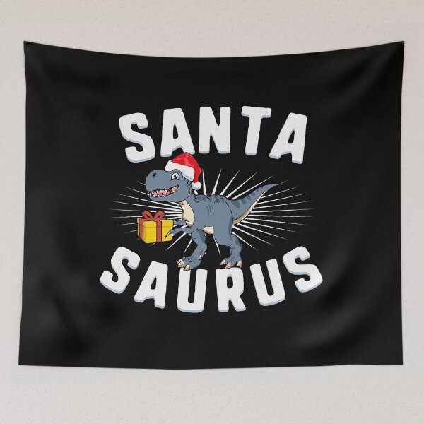Item preview, Santasaurus Christmas T-Rex Dinosaur Santa Kid Xmas designed and sold by QueenOfPrint.
