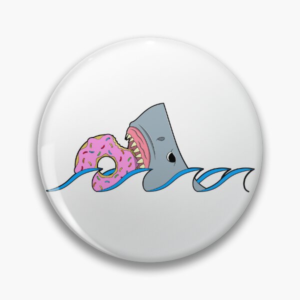 Item preview, I eat what I want | Great White Shark eating a donut designed and sold by ProdbyNiECO.