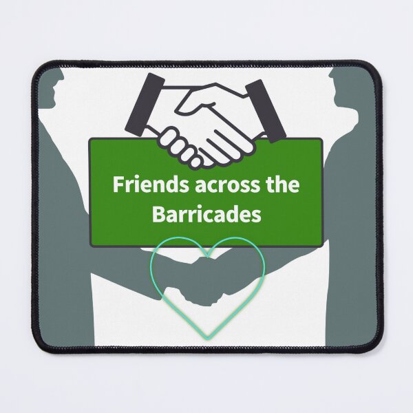 Item preview, 'friends across the barricades' designed and sold by Bako24.