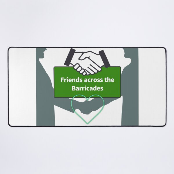 Item preview, 'friends across the barricades' designed and sold by Bako24.