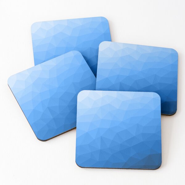 Item preview, Light blue gradient geometric mesh pattern designed and sold by PLdesign.