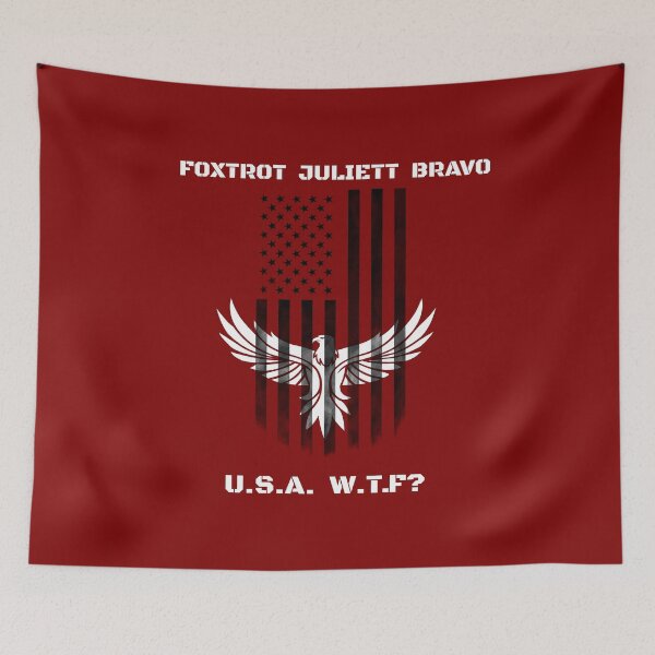 Item preview, Foxtrot Juliett Bravo USA WTF designed and sold by Artistability.