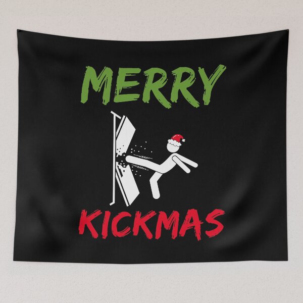 Item preview, Merry Kickmas : Merry Kickmas funny : Merry Kickmas - Santa KickBoxing designed and sold by MokonoKokoro.
