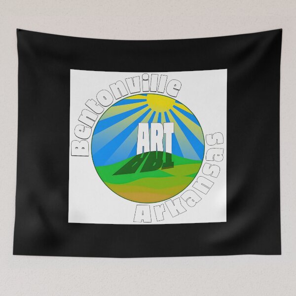 Item preview, Bentonville, Arkansas Art Themed Design Poster designed and sold by pengayuhaw.