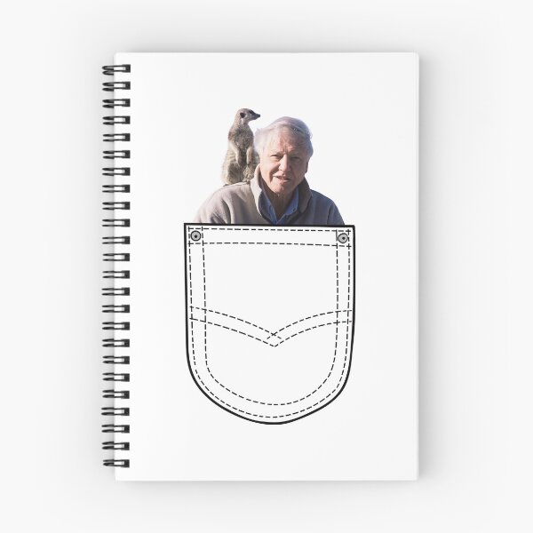 Item preview, Sir David Attenborough with a Meerkat in your pocket designed and sold by Otterly Creative.
