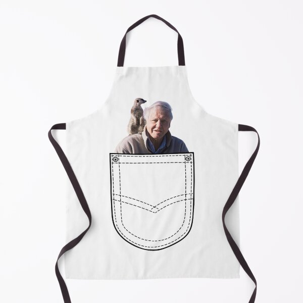 Item preview, Sir David Attenborough with a Meerkat in your pocket designed and sold by Otterly Creative.