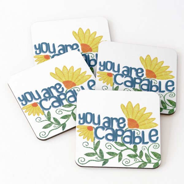 Item preview, You Are Capable (transparent background) designed and sold by JessDaniArt.
