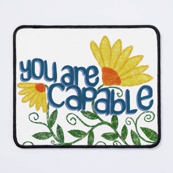 Item preview, You Are Capable (transparent background) designed and sold by JessDaniArt.