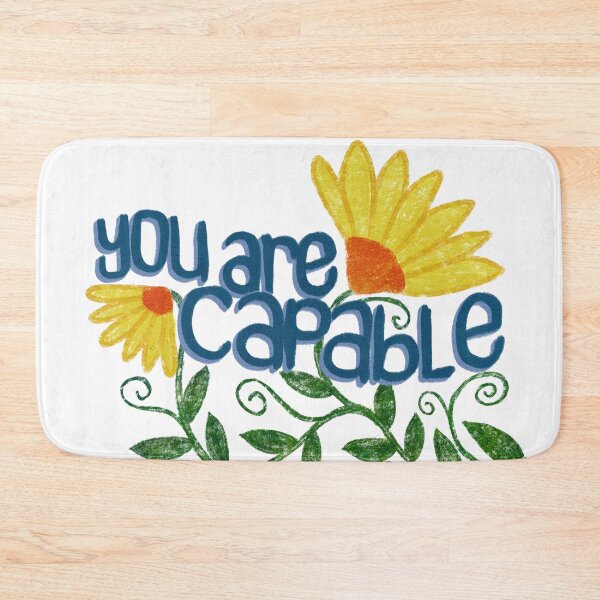 Item preview, You Are Capable (transparent background) designed and sold by JessDaniArt.