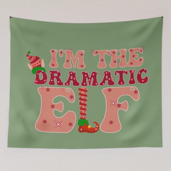 Item preview,   i'm the dramatic elf,christmas elf,the elf,i'm the elf,christmas funny elf,elf matching family, designed and sold by cutedream.