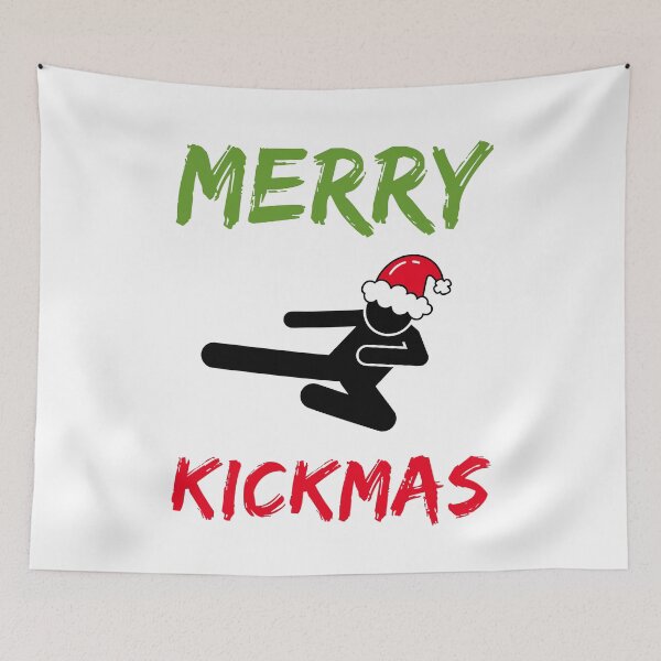 Item preview, Merry Kickmas : Merry Kickmas funny : Merry Kickmas - Santa KickBoxing designed and sold by MokonoKokoro.