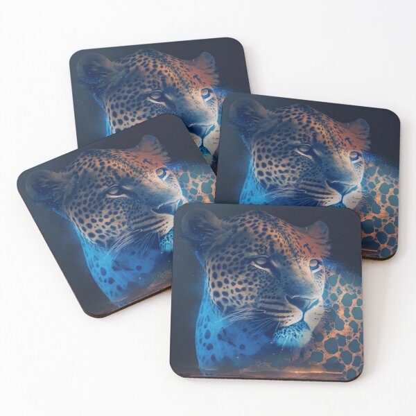 Item preview, Leopard at Night designed and sold by TheDigitalAnvil.