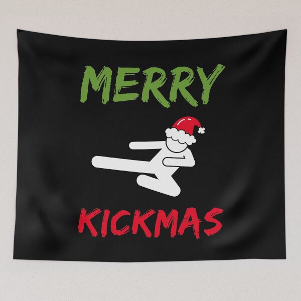 Item preview, Merry Kickmas : Merry Kickmas funny : Merry Kickmas - Santa KickBoxing designed and sold by MokonoKokoro.