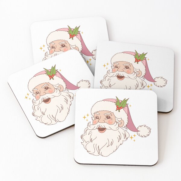 Item preview, retro vintage pink santa claus designed and sold by samirou99.