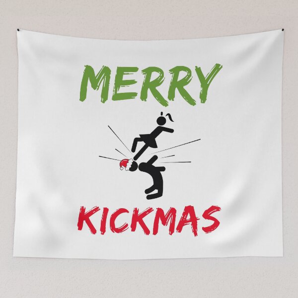 Item preview, Merry Kickmas : Merry Kickmas funny : Merry Kickmas - Santa KickBoxing designed and sold by MokonoKokoro.