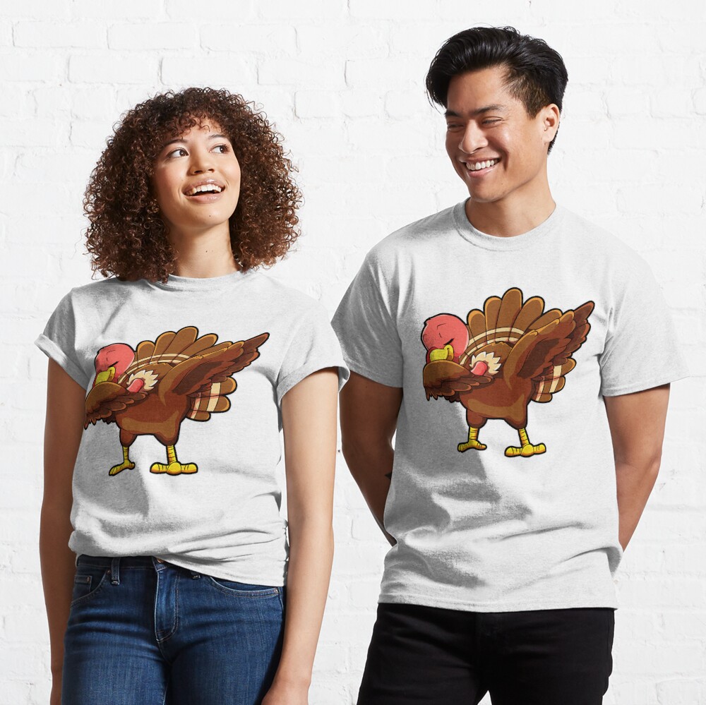 Turkey dabbing Dallas Cowboys football Thanksgiving 2022 shirt