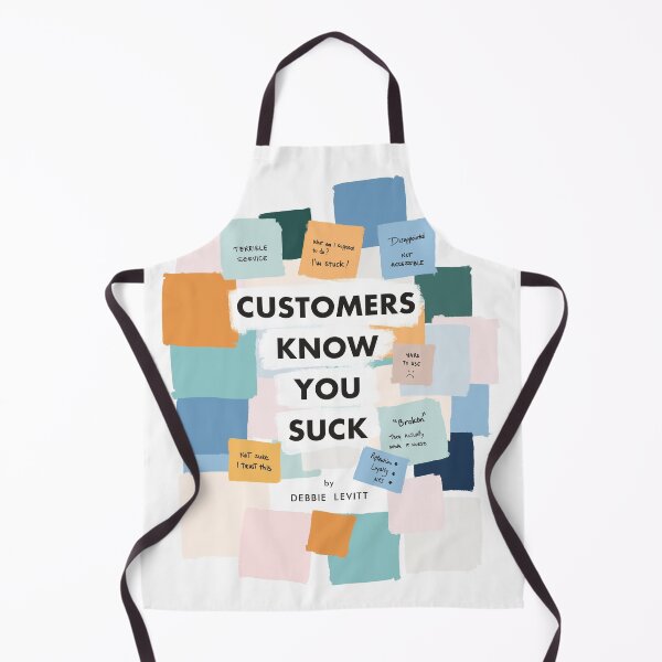 Item preview, Customers Know You Suck book cover - non rectangle designed and sold by Delta CX.