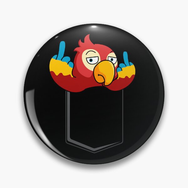 Item preview, Flipping Off Parrot Funny Pocket Parrot Flipping Off Gear designed and sold by DynamicDesign.