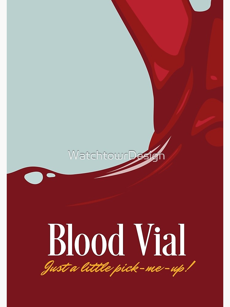 "Blood Vial Slay the Spire Relic " Poster for Sale by WatchtowrDesign Redbubble