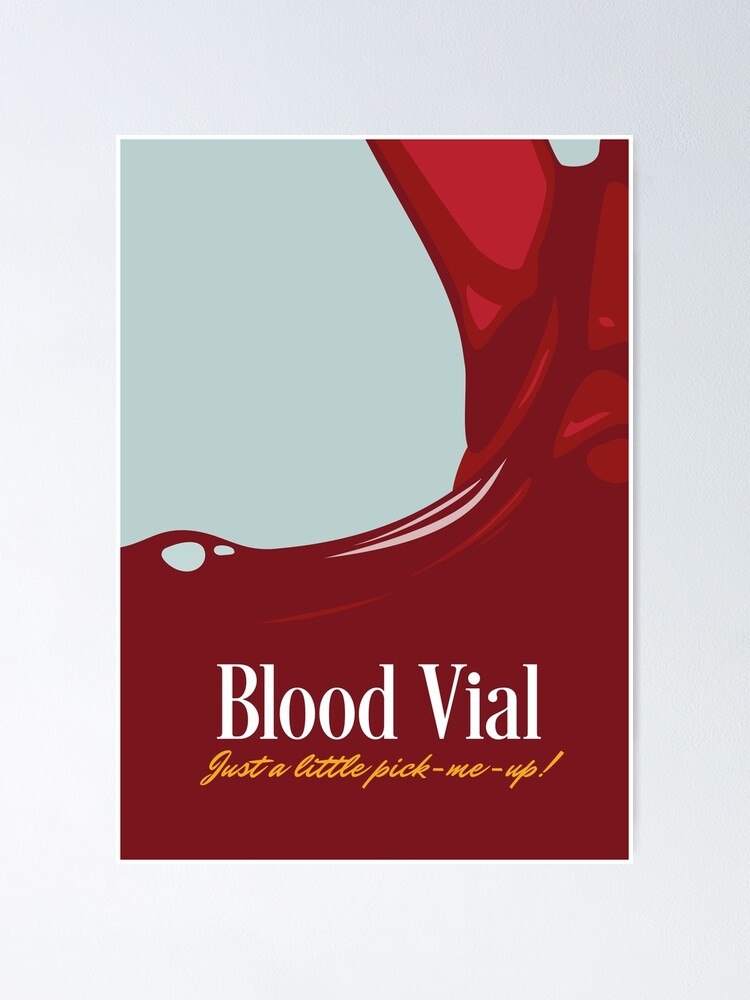 "Blood Vial Slay the Spire Relic " Poster for Sale by WatchtowrDesign Redbubble