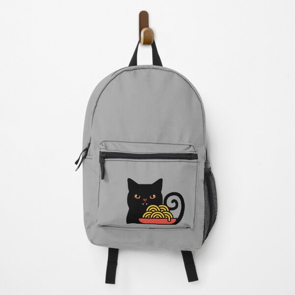 Item preview, Cute Black Cat and Ramen Noodles designed and sold by Si Pakne.