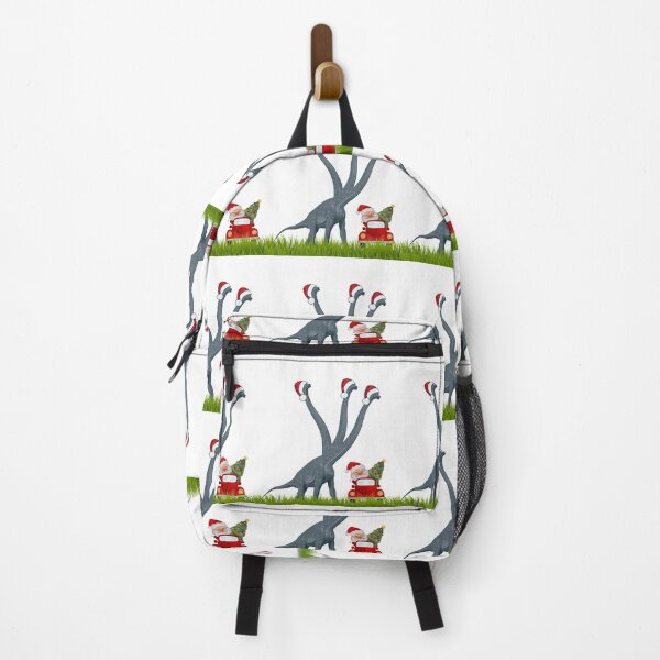 Item preview, Dinosaur Christmas with Santa Claus 2 | 3-necked dinosaur | Merry Xmas designed and sold by CosmicStory.