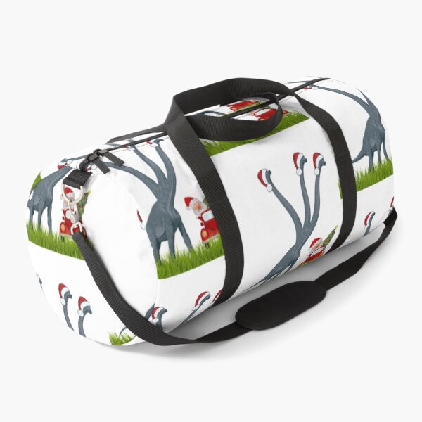 Item preview, Dinosaur Christmas with Santa Claus 2 | 3-necked dinosaur | Merry Xmas designed and sold by CosmicStory.
