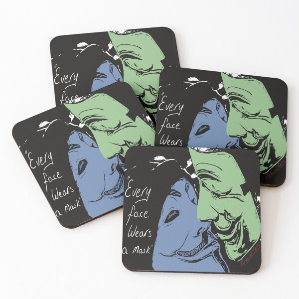 Item preview, Every Face Wears a Mask designed and sold by RetrovinArts.