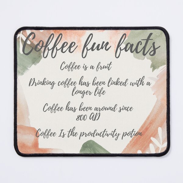 Item preview, Coffee fun facts designed and sold by SunkBubble.