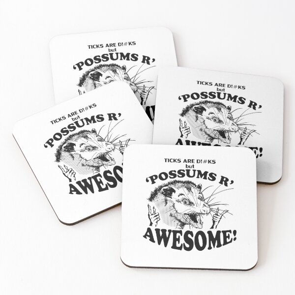 Item preview, Ticks are D!#ks but 'Possums R' Awesome! designed and sold by happynerdyshirt.