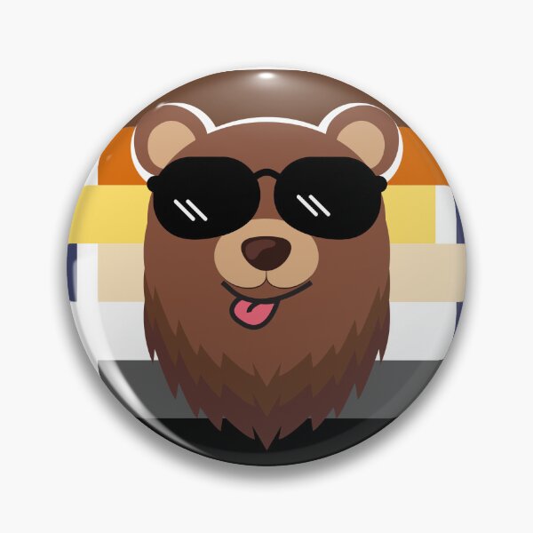 Item preview, WOOFZ® Bear Sunglasses Tongue Beard Gay Bear T-shirt Hat Cap. designed and sold by woofz.