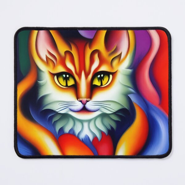 Item preview, Colorful cats designed and sold by FineArtworld7.
