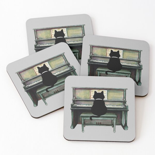 Item preview, Cat Plays Piano designed and sold by AMERICANCHEEZ.