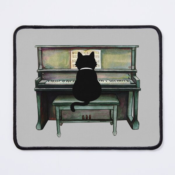Item preview, Cat Plays Piano designed and sold by AMERICANCHEEZ.
