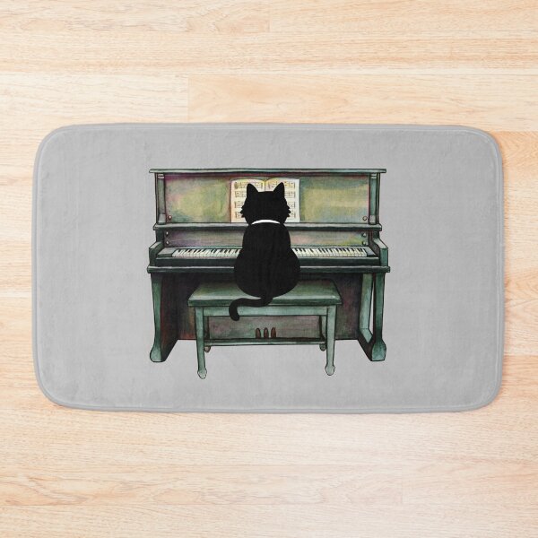 Item preview, Cat Plays Piano designed and sold by AMERICANCHEEZ.