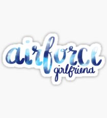 Air Force girlfriend Sticker