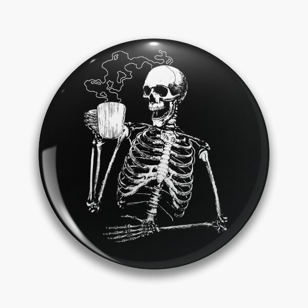 Item preview, Skeleton Coffee Halloween Costume Skeleton Drinking Coffee Gear designed and sold by DynamicDesign.