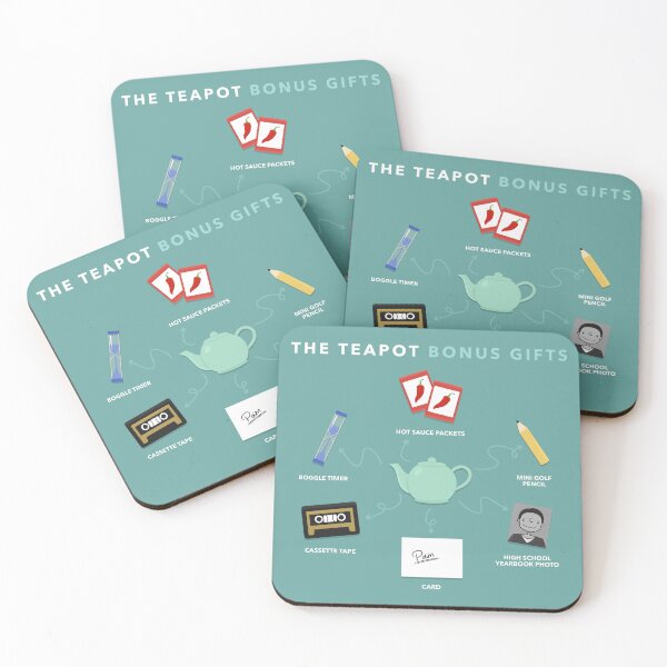 Item preview, The Office Teapot Bonus Gifts designed and sold by cutermelon.