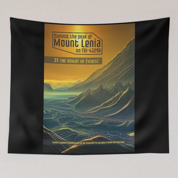 Item preview, Summit the Peak of Mount Lenia on TOI-4329b designed and sold by Caregiverology.