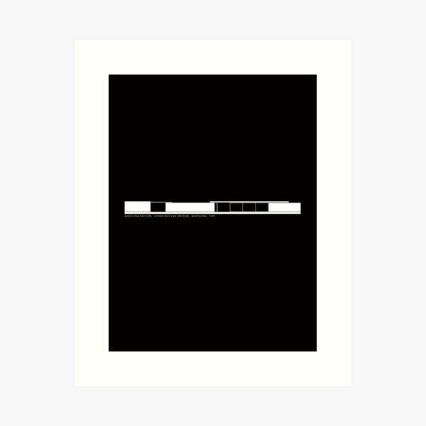 Barcelona Pavilion Mies van der Rohe Architecture Tshirt Art Print