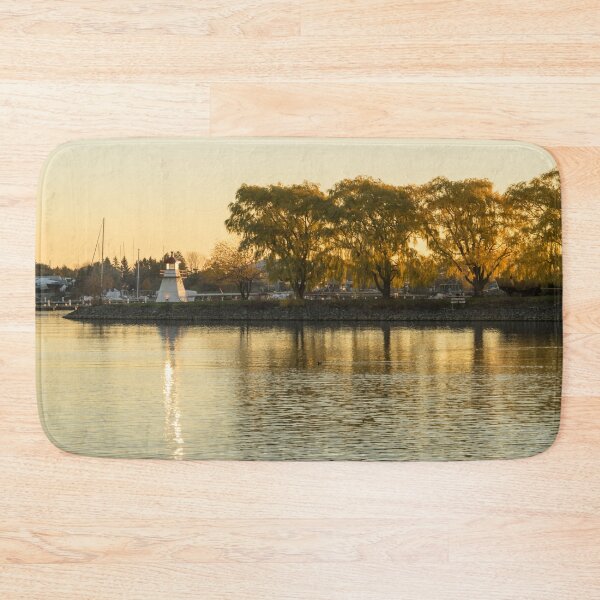Item preview, Antique Lighthouse - Autumnal Sunrise at Etobicoke Yacht Club Toronto Ontario designed and sold by Georgia Mizuleva.