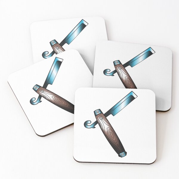 Item preview, barber knife designed and sold by SunkBubble.