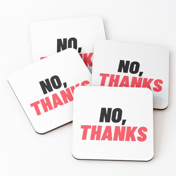 Item preview, NO, THANKS designed and sold by Merigold.