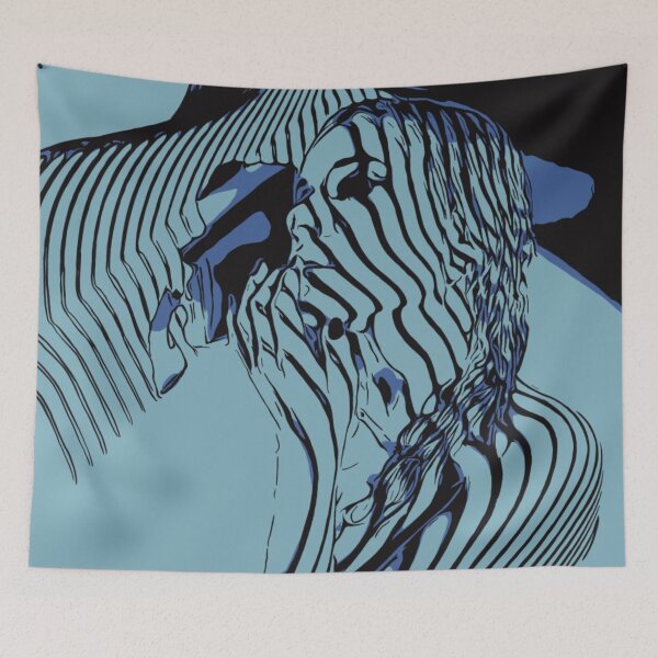 Item preview, Abstract light through window, female bathing  designed and sold by RetrovinArts.