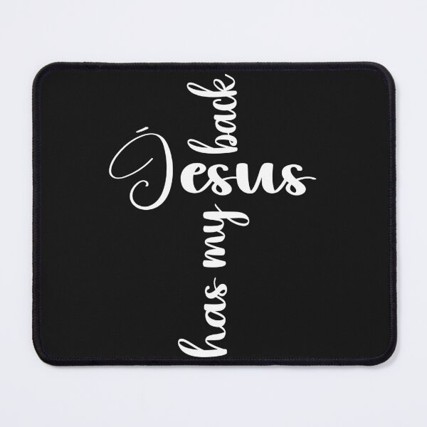 Item preview, Jesus Has My Back - Jesus Reigns Christian - Jesus Birthday designed and sold by Luvjesus2.