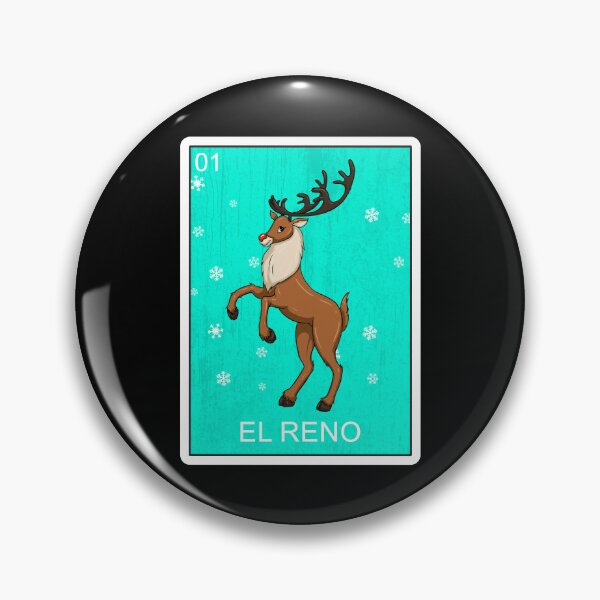 Item preview, El Reno The Reindeer Card Mexican Lottery Christmas El Reno Gear designed and sold by DynamicDesign.