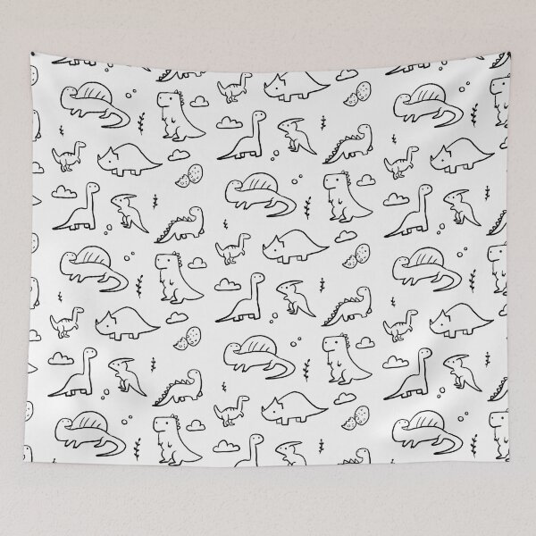 Item preview, Cute dinosaur doodles  designed and sold by Mayarart.
