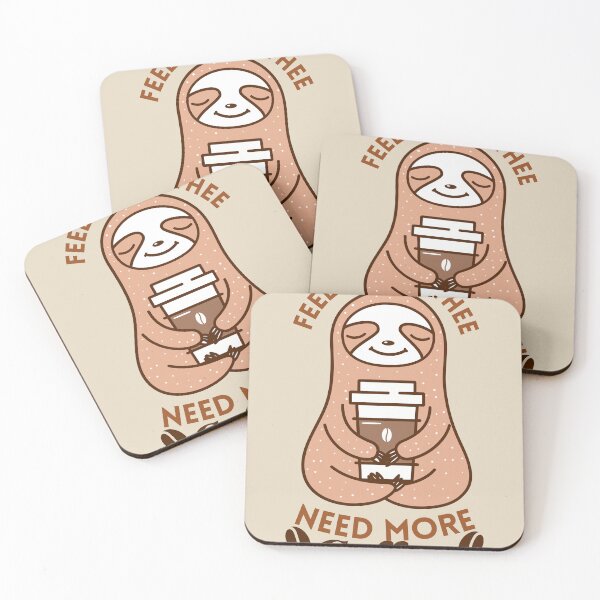 Item preview, Feeling Slothee Need More Coffee designed and sold by Si Pakne.